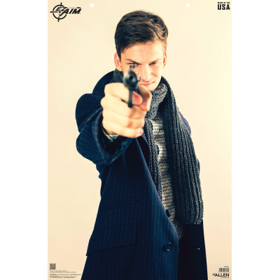 Allen EZ Aim Male Threat Paper Target 23"x35" 50pk