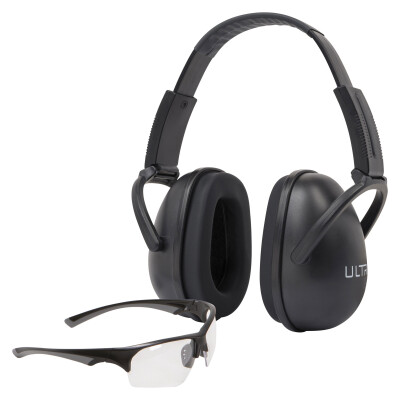 Allen ULTRX Blocker Ear & Eye Protection Combo, Black