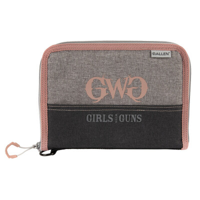 Allen Girls With Guns Roses are Gold Pistol Case 10in Gold