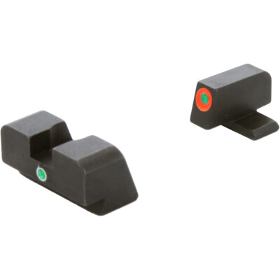 AmeriGlo i-DOT Tritium Night Sights for FN High Power Orange Ring