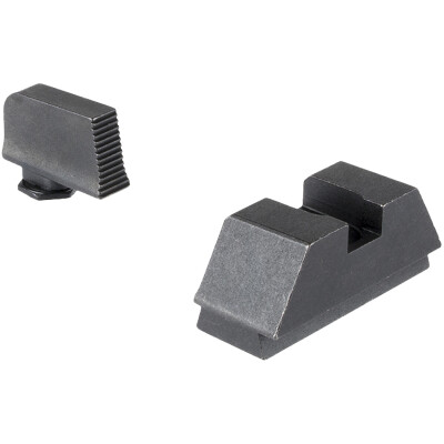 AmeriGlo Optic Compatible Sight Set for GLOCK MOS Black Front/Rear