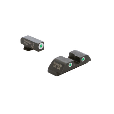 AmeriGlo Classic Style for Glock Gen 5 Night Sights Green/White