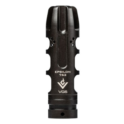 Aero Precision VG6 Epsilon 762 Muzzle Brake .308 AR Compatible 5/8x24 Right Hand 17-4PH Stainless Steel Black Nitride Finish