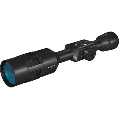 ATN X-Sight 4K Pro Smart Day/Night Riflescope 5-20x Built-In Ballistic Calculator Range Finder Black
