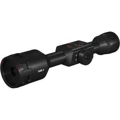 ATN ThOR4 1.25-5x Smart Thermal Rifle Scope Built-in Range Finder Ballistic Calculator Black