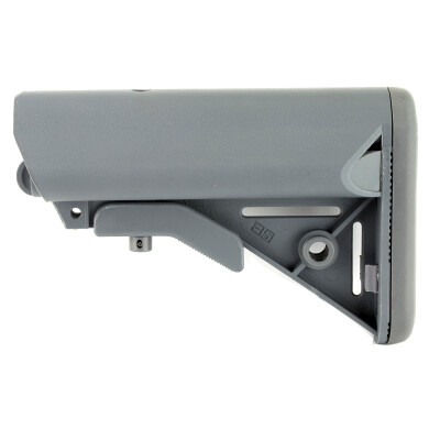 B5 Systems Enhanced SOPMOD AR-15 Stock Mil-Spec Diameter Polymer Wolf Grey