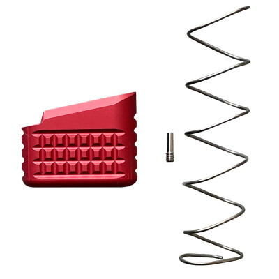 Backup Tactical +4/5 Glock 17/22 Magazine Extension Red