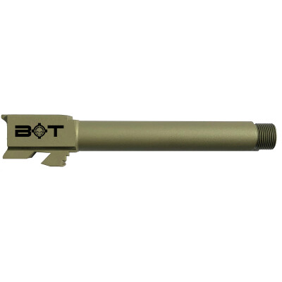 Backup Tactical Threaded Glock 17 Drop In Replacement Barrel 9mm Luger 1/2x28" 416 Stainless Steel OD Green Finish