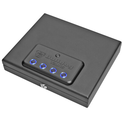 Bulldog Magnum LED Top Load Vault Access Code/Key Entry Black Powder Coat Steel