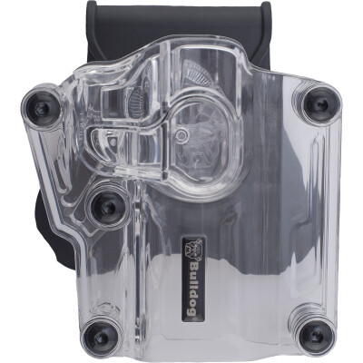 Bulldog Max Multi Fit Paddle Holster for Most Semi Autos Clear