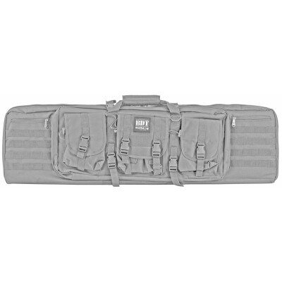 Bulldog Cases Double Tactical Rifle Case Polyester 43" Seal Gray