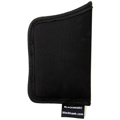 BLACKHAWK! TecGrip Pocket Holster Size 04 for Glock 42/43 with Crimson Trace Laser and Similar Ambidextrous Nylon Black