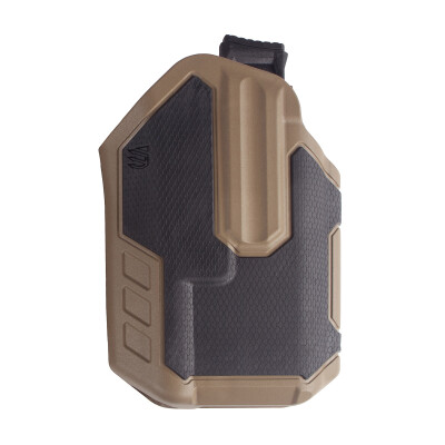 BLACKHAWK! Omnivore Multi fit Holster for Most Handguns with Streamlight TLR-1/TLR-2 Tactical Flashlight Level 2 Retention Tan/Black