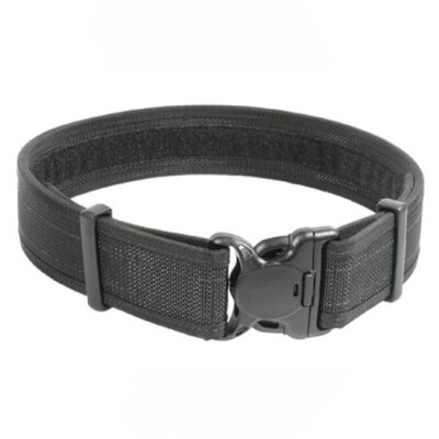BLACKHAWK! Reinforced 2" Duty Belt With Loop Inner Surface Size Large 38" to 42" Waist Web Nylon Finish Matte Black