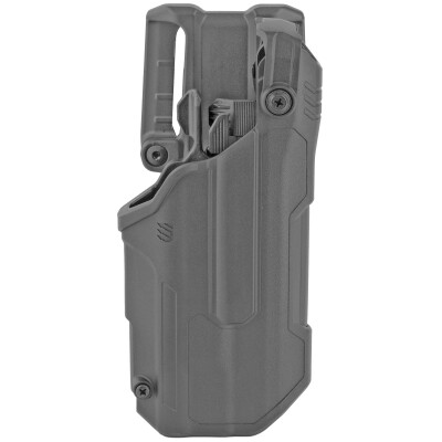 Blackhawk T-Series L3D Light-Bearing Holster fits Glock 20,21,36,38, (22/23 Gen 5) S&W M&P no Thumb Safety, HK VP9 with TLR-1/2 Polymer Right Hand Black