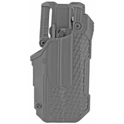 Blackhawk T-Series L3D Duty Holster Fits Sig P320/P250 with TLR1/TLR2 Right Hand Basket Weave Polymer Black