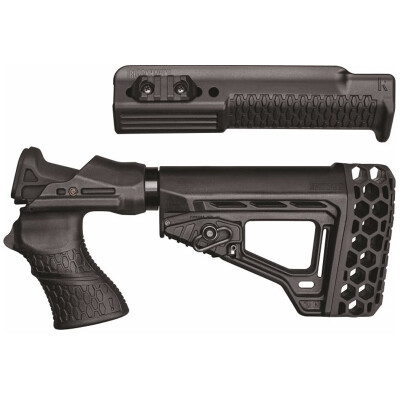 BLACKHAWK! Knoxx Spec Ops Gen III Remington 870 12 Gauge Recoil Absorbing Stock and Forend Polymer Black
