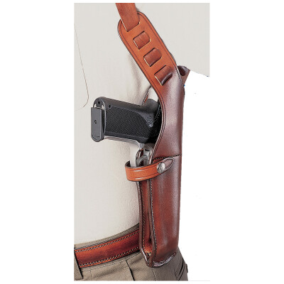 Bianchi X15 Vertical Shoulder Holster Right Hand Medium Leather Tan