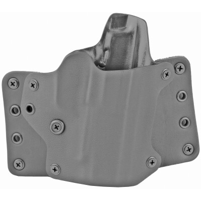 BlackPoint Tactical Leather Wing OWB Holster for Sig P365XL Right Hand Black Kydex & Leather