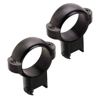 Burris Zee 30mm Solid Steel Weaver Style Medium Rings Matte Black 420044