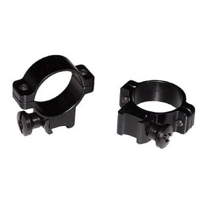 Burris Standard Rimfire Rings 1" Aluminum Medium Black 420071