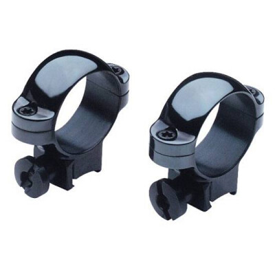 Burris Deluxe Steel Rimfire Rings 1" Medium Gloss Black 420072
