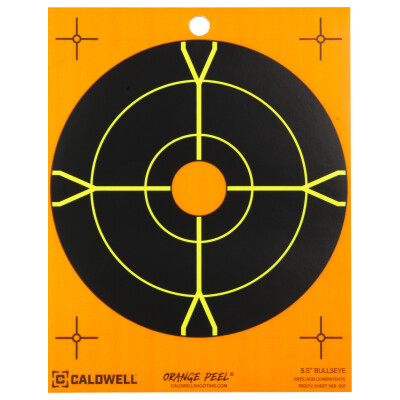 Caldwell Orange Peel 5.5" Bullseye Target 10-Pack