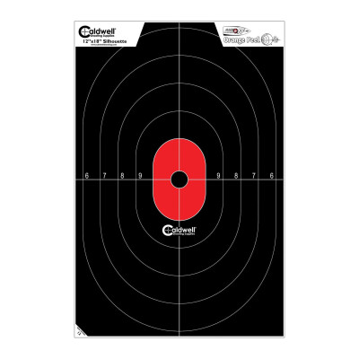 Caldwell Silhouette Center Mass Target 12x18 in 8 Pack