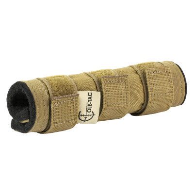 Cole-TAC 6" Metal Python Suppressor Cover for 1-2" Diameter Suppressors Coyote Brown