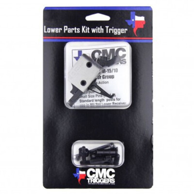CMC Triggers Complete AR-15 Lower Receiver Parts Kit with 3.5lb Single Stage Flat Trigger