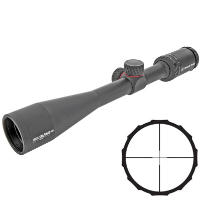 Crimson Trace BrushLine Pro 4-12x40 Riflescope Plex Reticle 1" Tube Second Focal Plane 1/4 MOA Adjustments Aluminum Matte Black