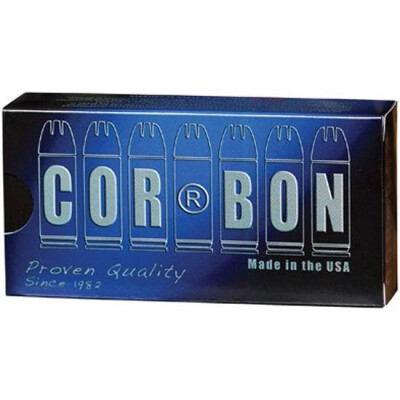 Ammo .300 ACC Blackout COR-BON Subsonic Self Defense 240 Grain JHP 1000 fps 20 Round Box SD300AAC240