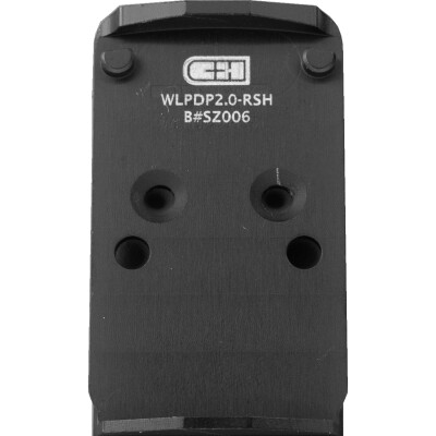 C&H Precision V4 MIL/LEO Optic Plate for Walther PDP 2.0 and Trijicon RMR
