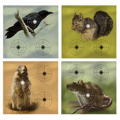 Crosman Varmint Targets Full Color Paper 20 Pack
