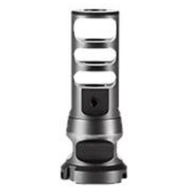Dead Air Armament AR-15 5.56mm NATO Muzzle Brake/QD Key Mount Suppressor Mount Threaded 1/2x28 Steel Matte Black DA101