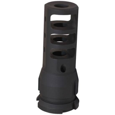 Dead Air Armament AR-10 7.62mm NATO Muzzle Brake/QD Key Mount Suppressor Mount Threaded 5/8x24 Steel Matte Black