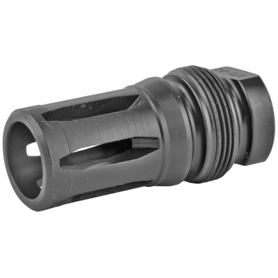 Dead Air Armament Xeno Mount Flash Hiding Muzzle Device Threaded 1/2x28 Steel Matte Black