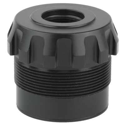 Dead Air Armament Fixed Barrel Mount 1/2x36 For Wolfman/Ghost-M Matte Black
