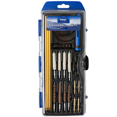 DAC Technologies Gunmaster 26 Piece Universal Hybrid Rifle Cleaning Kit With Flex Rod and 6 Piece Driver Set