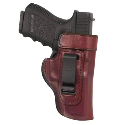 Don Hume H715M for Glock 43 Clip On IWB Holster Right Hand Leather Brown