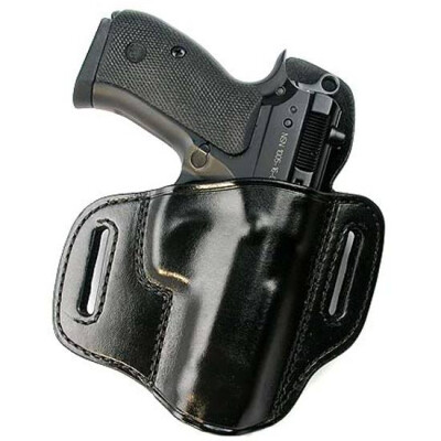 Don Hume 721OT 5" 1911 Government Pancake Open Top Holster Right Hand Black Leather