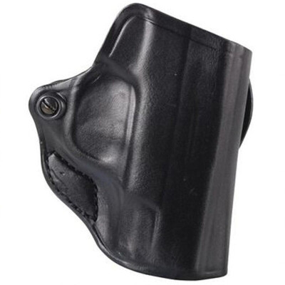 DeSantis Mini Scabbard Kimber Micro 9 Belt Slide Holster Right Hand Leather Black