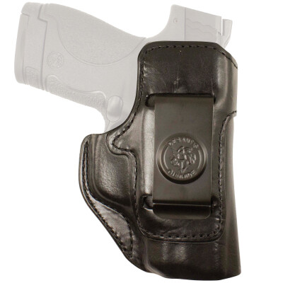 DeSantis Inside Heat Fits Kimber Micro 9 Belt Clip Holster Right Hand Leather Black