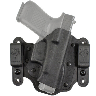 DeSantis Intruder 2.0 Holster IWB/OWB fits Glock 43, 43X, 48 Right Hand Kydex Black