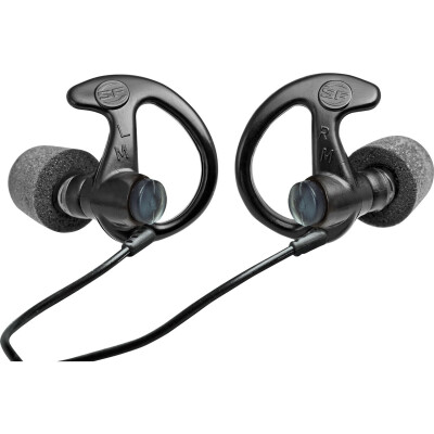 Surefire Sonic Defenders Medium EP10 Ultra Max Foam Tipped Ear Plugs Plastic Black EP10-BK-MPR