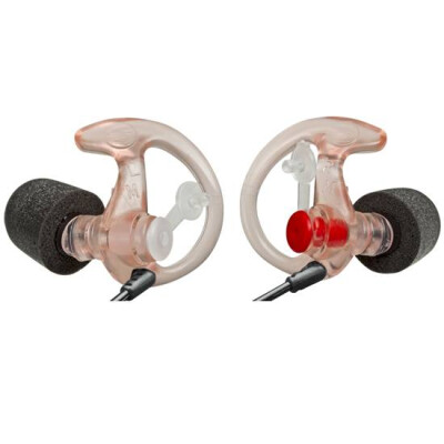 SureFire Sonic Defender Passive Ear Protection NRR 28 dB Medium Clear EP7-MPR