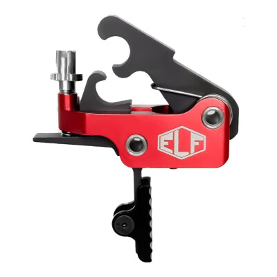 Elftmann ELF-SE Drop-in AR-15 Trigger with Knob Large Pin Black Straight