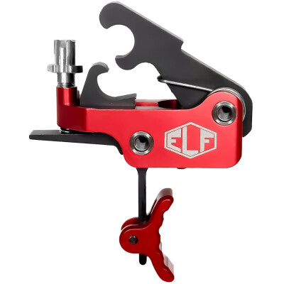 Elftmann ELF-SE PRO Drop-in AR-15 Trigger with Knob Red Curved