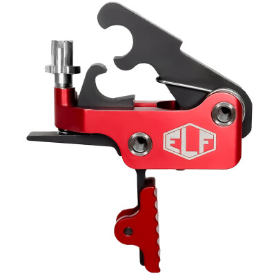Elftmann ELF-SE PRO Drop-in AR-15 Trigger with Knob Red Straight