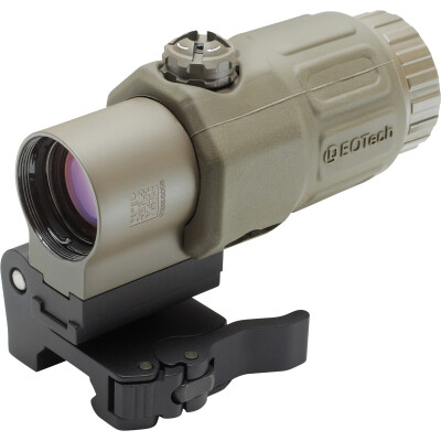 EOTech G33.STS 3.25x Red Dot Magnifier with "Switch to Side" Picatinny Mount Desert Tan G33.STS.TAN